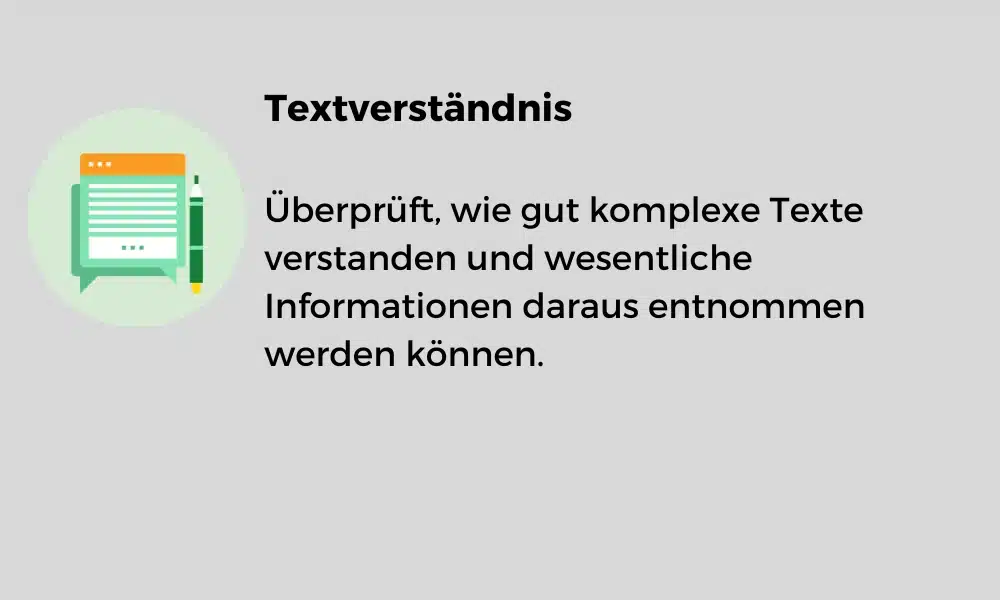 TMS- Textverständnis