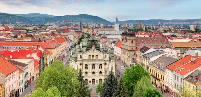 Medizinstudium in Kosice. Blick auf die Stadt.